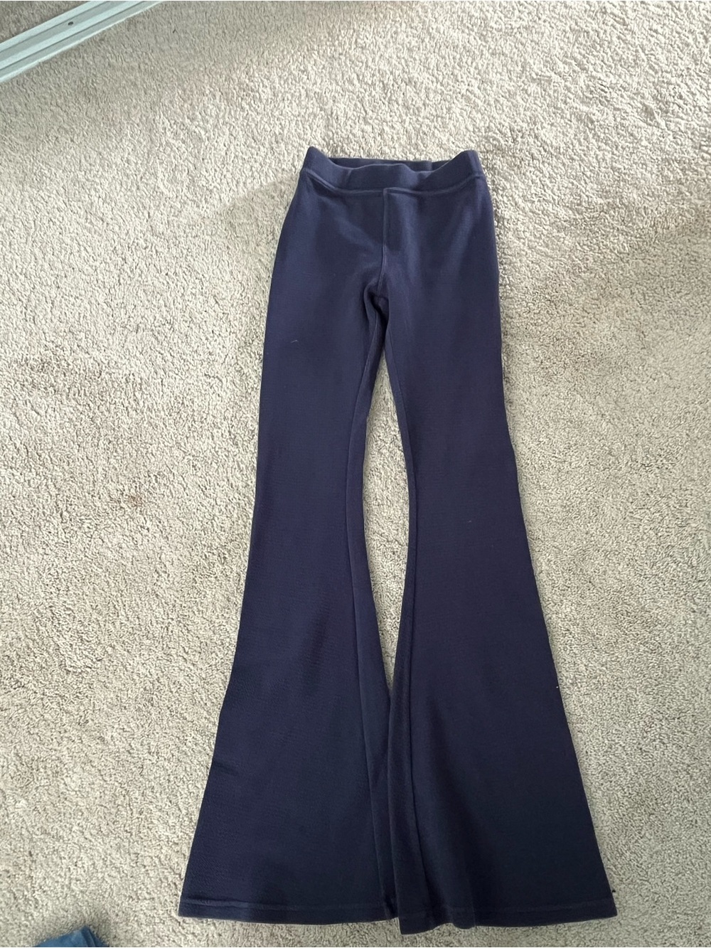 Women's Navy Flared Pants